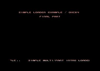 Simple C64 Loader