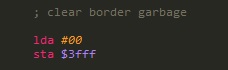 C64 remove borders code
